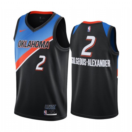Maillot Basket Oklahoma City Thunder Shai Gilgeous-Alexander 2 2020-21 City Edition Swingman - Homme